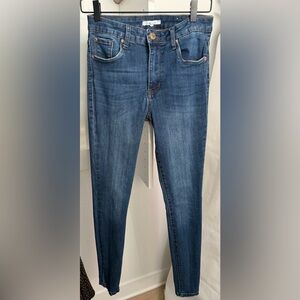 STS Blue Women's Dark Wash Skinny Jeans in Size 27L